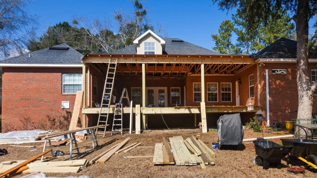 House under renovation