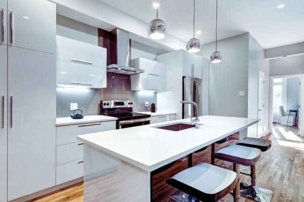 white themed kitchen