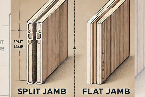 split jamb vs flat jamb comparison.